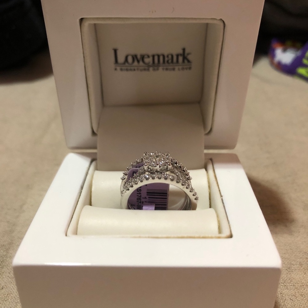 Wedding band set